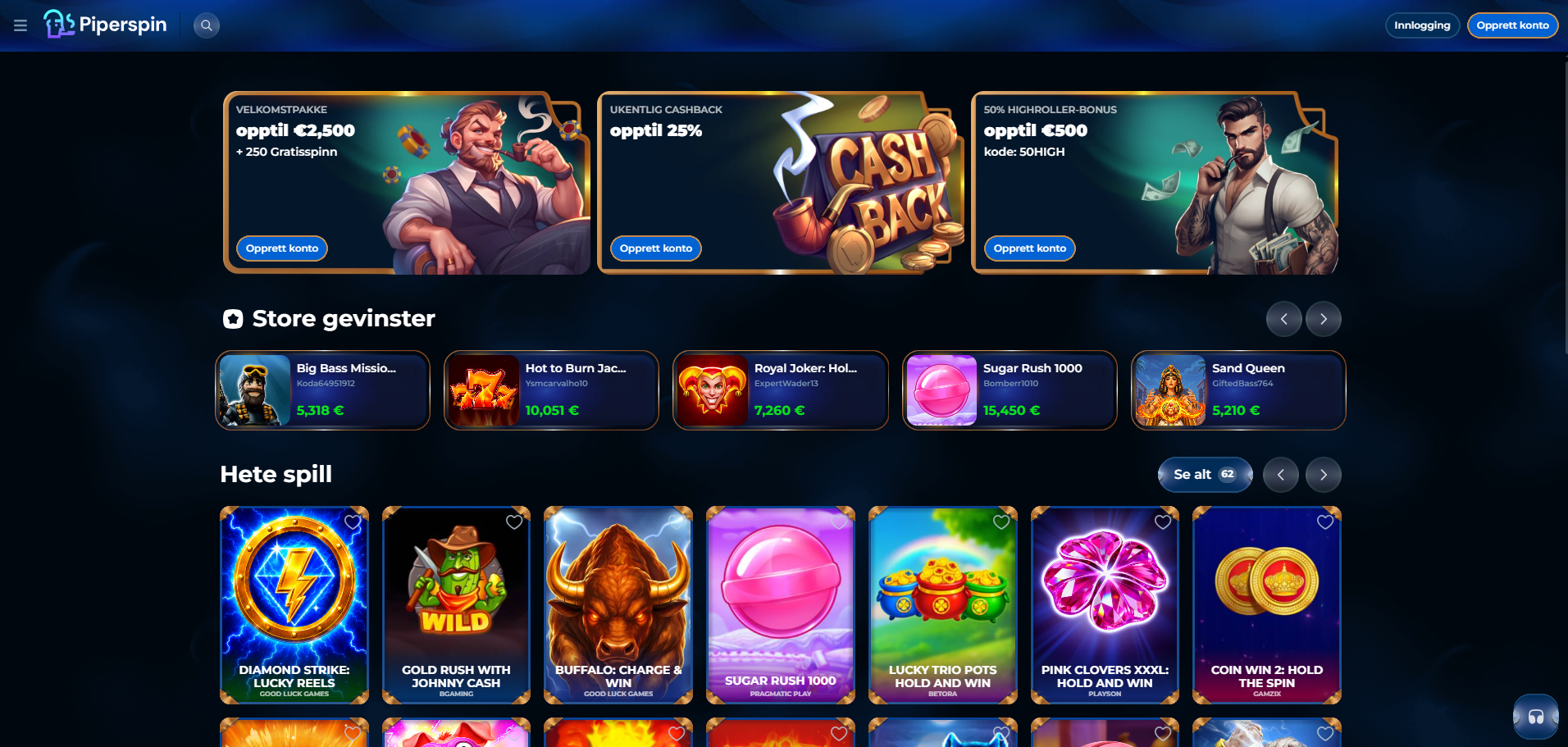 PiperSpin casino
